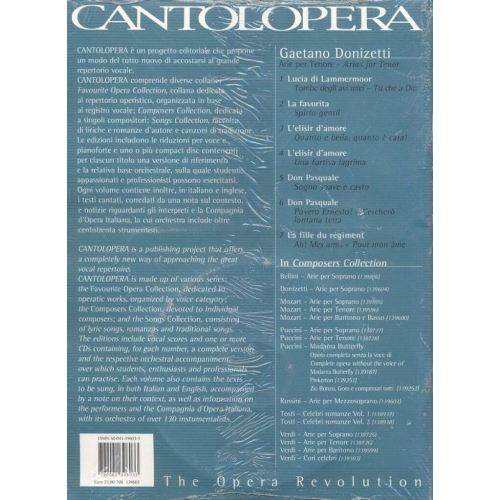 Donizetti, Gaetano - Arias for Tenor (Cantolopera)