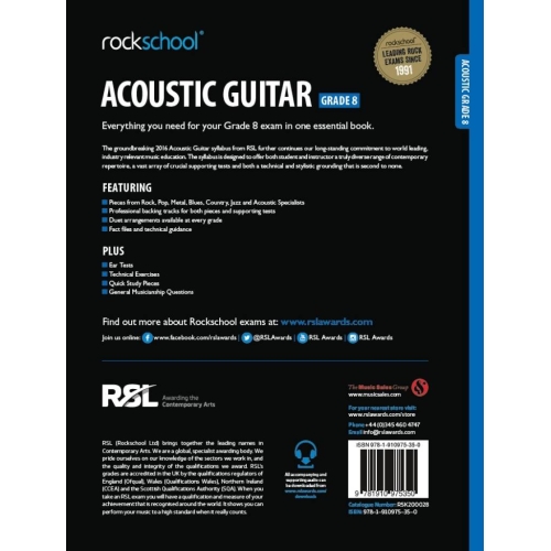 Rockschool Acoustic Guitar - Grade 8 (2016)
