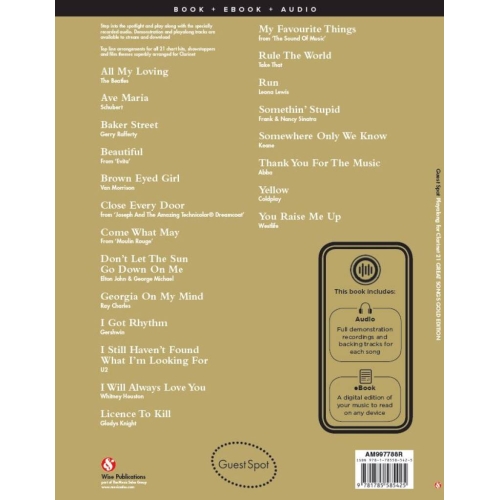 Guest Spot: Playalong For Clarinet - 21 Great Songs (Gold Edition) -
