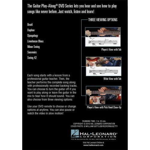 Guitar Play-Along DVD Volume 40: Django Reinhardt