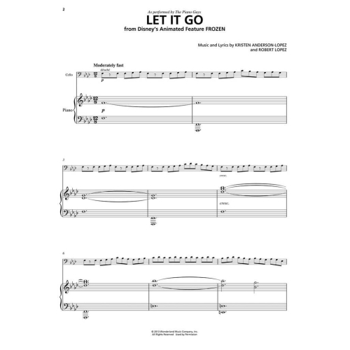Let It Go (from Frozen):