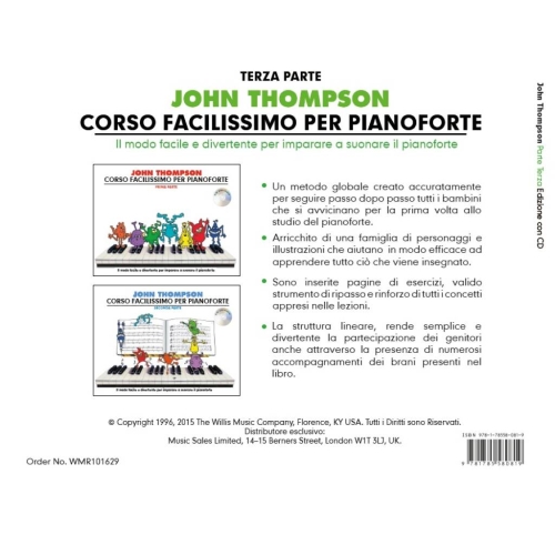 John Thompson's Corso Facilissimo per Pianoforte 3