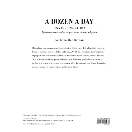 A Dozen A Day Libro Segundo: Elementary