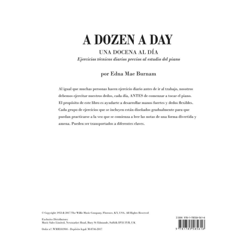 A Dozen A Day Libro Tercero: Transitional