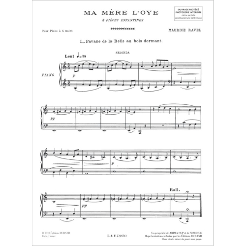 Ravel, Maurice  -  Ma Mere L'Oye