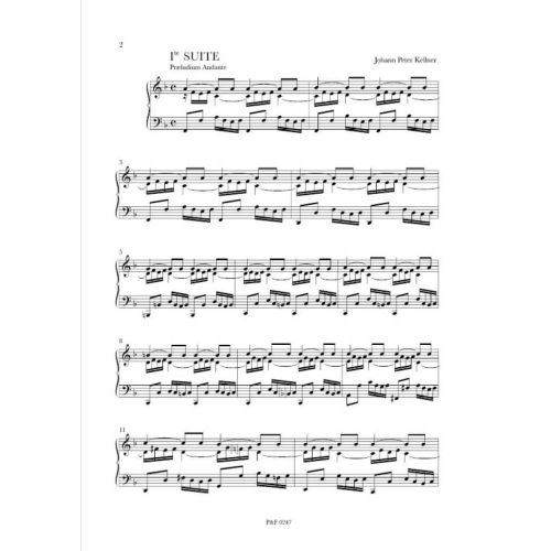 Kellner, J.P - Certamen Musicum, 6 Suites for Harpsichord