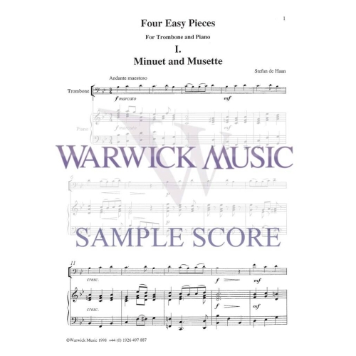 De Haan, Stefan - Four Easy Pieces