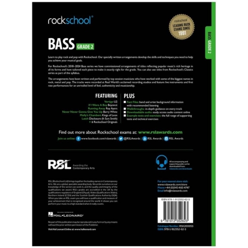 Rockschool Bass Grade 2 (2018)