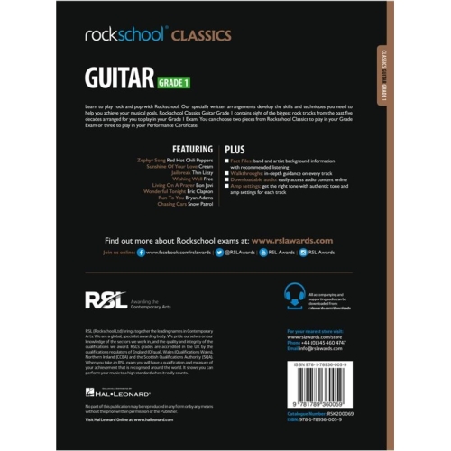 Rockschool Classics Guitar Grade 1 (2018)