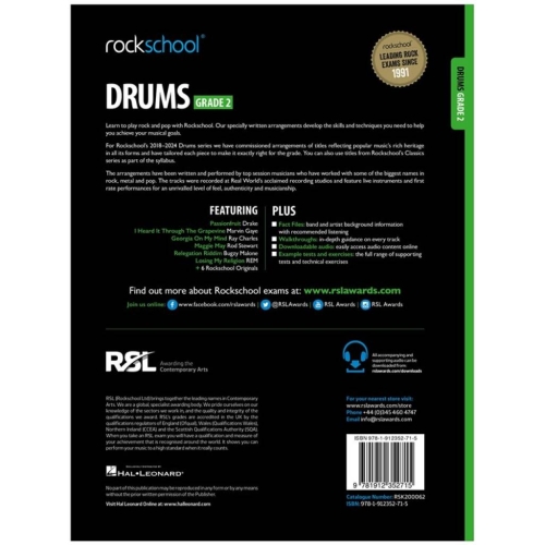 Rockschool Drums Grade 2 (2018)