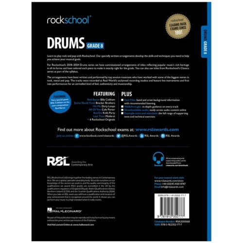 Rockschool Drums Grade 8 (2018)