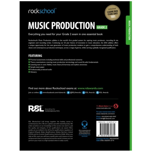 Rockschool Music Production - Grade 2 (2016)