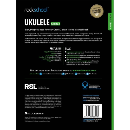 Rockschool Ukulele Grade 2 - (2020)