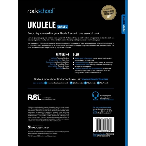 Rockschool Ukulele Grade 7 - (2020)