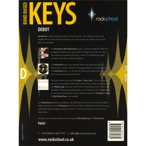 Rockschool: Band Based Keys - Debut