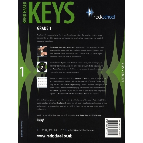 Rockschool: Band Based Keys - Grade 1