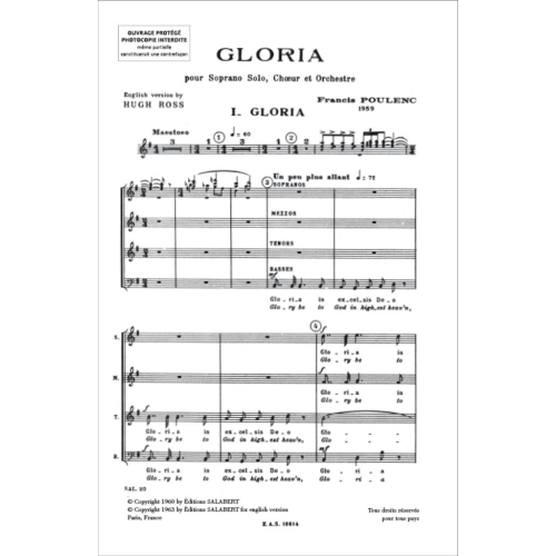 Gloria - Chorus Part