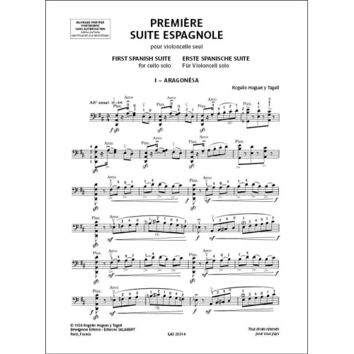 Première Suite Espagnole