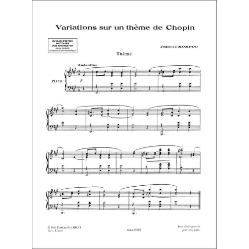 Variations sur un Thème de Chopin
