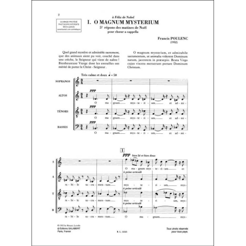 4 Motets Pour Le Temps De Noel