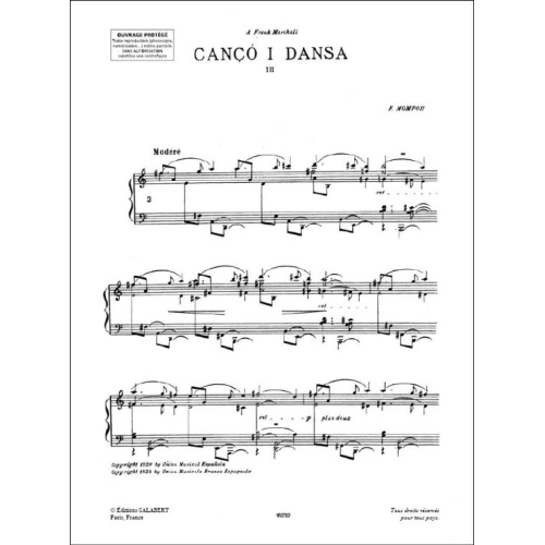 Cancion Y Danza 3