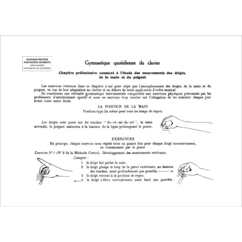 Principes Elémentaires de la technique pianistique