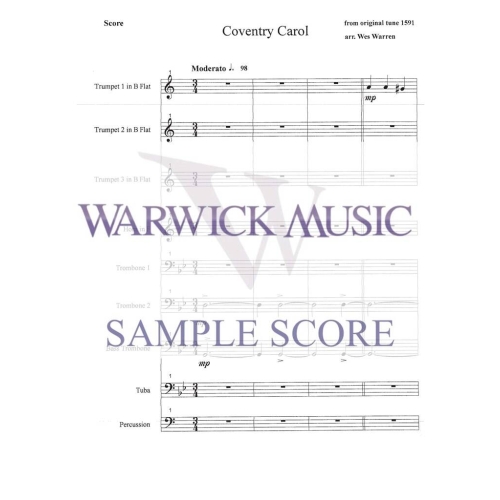 Wesley Warren - Coventry Carol