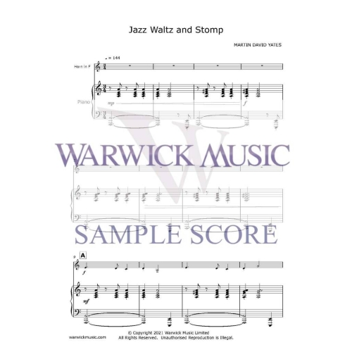 Martin Yates - Jazz Waltz and Stomp