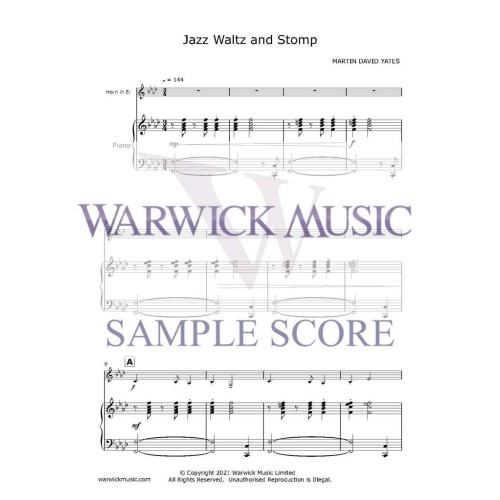 Martin Yates - Jazz Waltz and Stomp