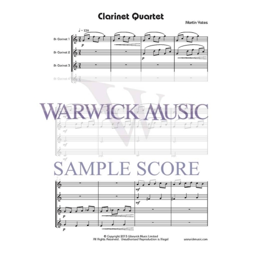 Martin Yates - Clarinet Quartet