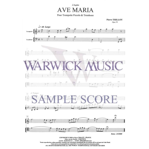 Pierre Thilloy - Ave Maria
