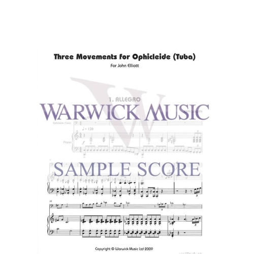John Sweden - Three Movements for Ophicleide [Tuba]
