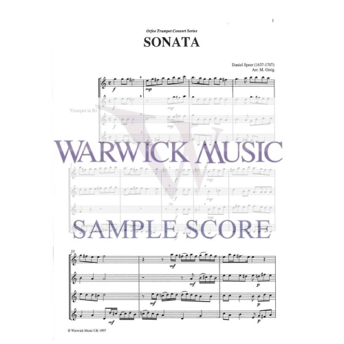 Daniel Speer - Sonata