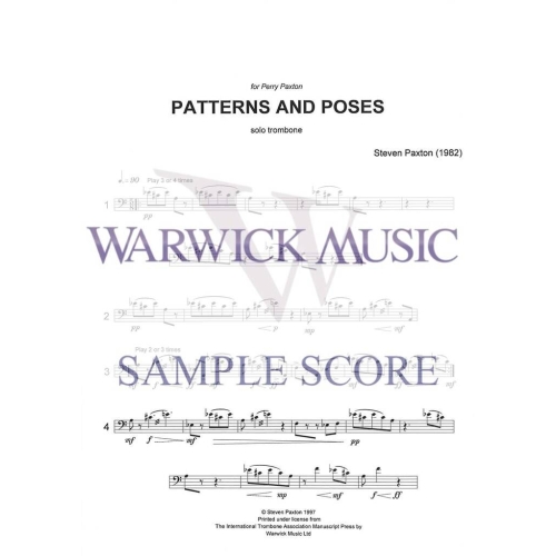 Steven Paxton - Patterns and Poses