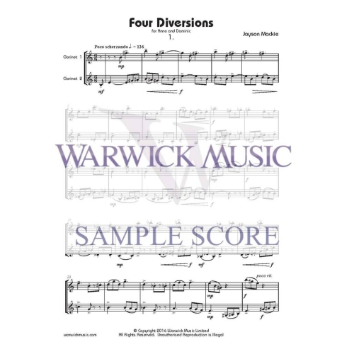 Jayson Mackie - Four Diversions