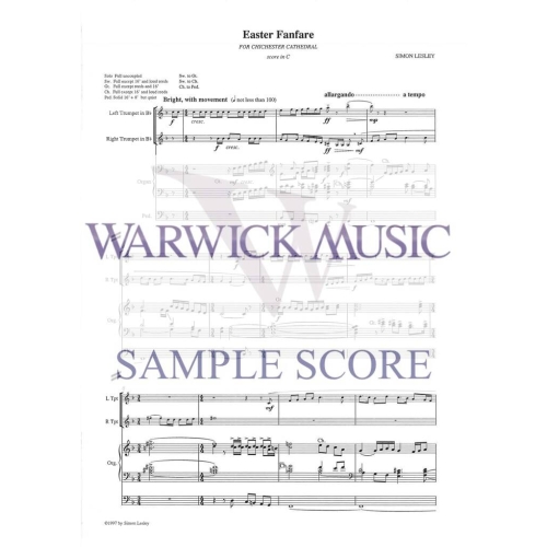 Simon Lesley - Easter Fanfare