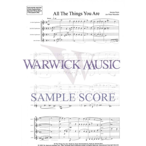 Jerome Kern - All the Things You Are