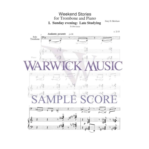 Gary Belshaw - Weekend Stories