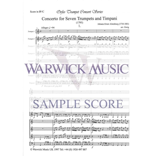 Johann Altenburg - Concerto for Seven Trumpets
