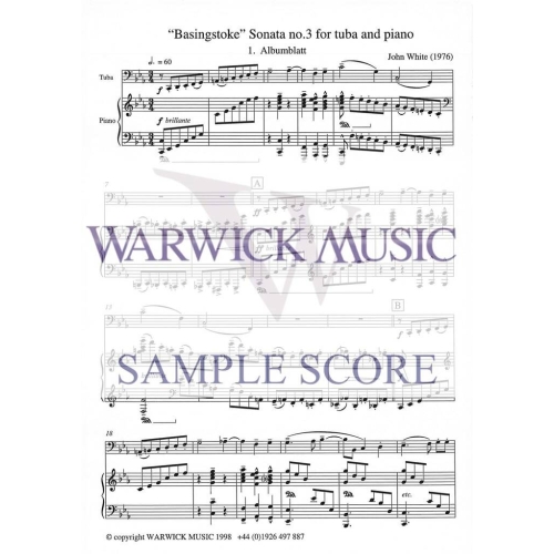 White - Sonata No. 3 Basingstoke