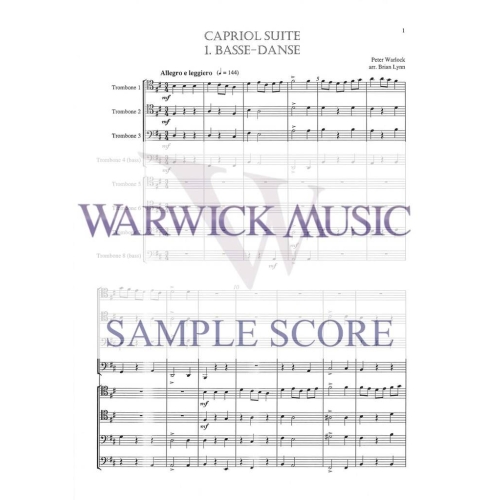 Warlock arr Lynn - Capriol Suite
