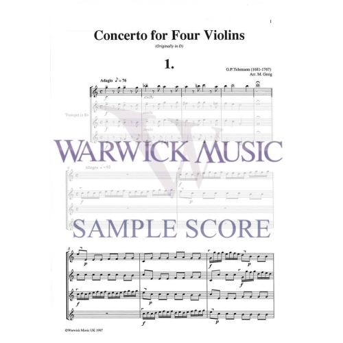 Telemann arr Greig - Concerto