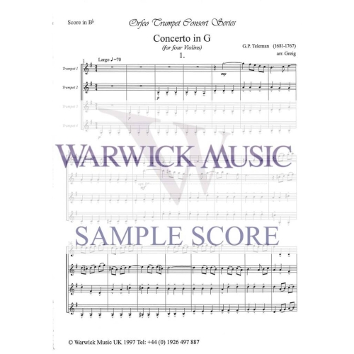 Telemann arr Greig - Concerto in G