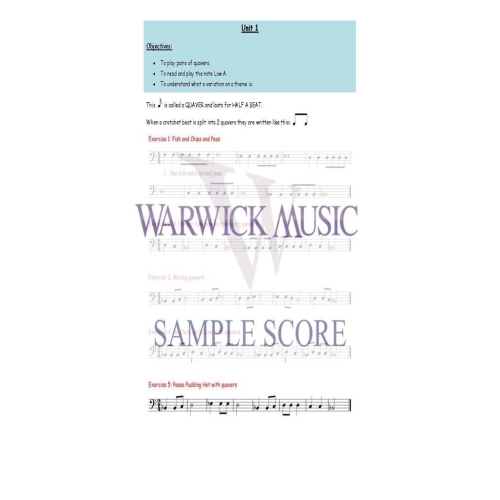 Taylor - Just Play.... Trombone/Euphonium Bass Clef Book 2