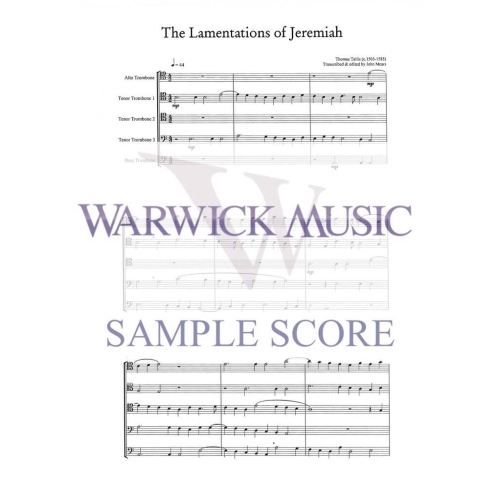 Tallis arr Mears - Lamentations of Jeremiah