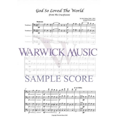 Stainer arr Parker - God So Loved the World