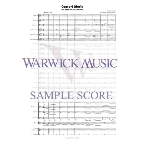 Mueller arr Schwartz - Concert Music