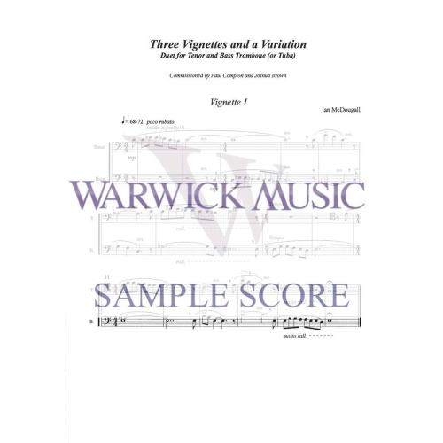 McDougall - Three Vignettes and A Variation