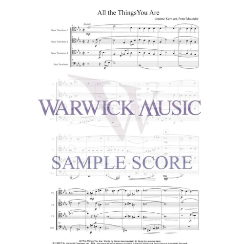 Kern arr Maunder - All The Things You Are