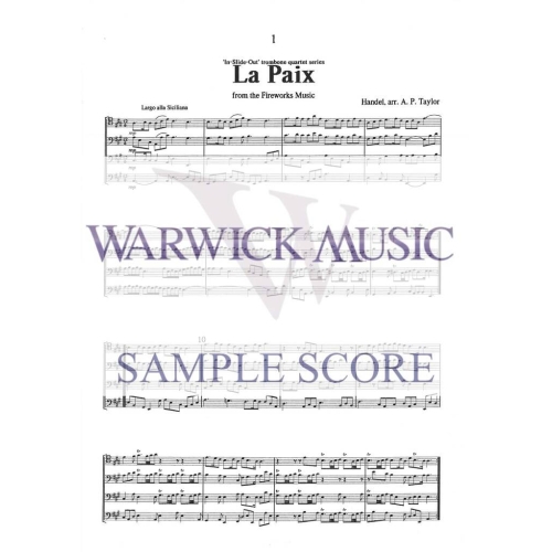 Handel arr Taylor - La Paix